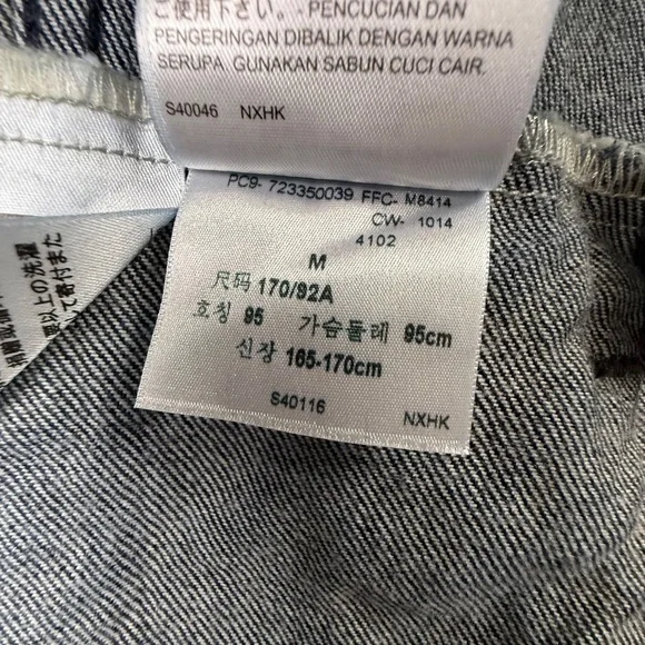 Levi's Trucker Jean Jacket Men's Size Medium Dark Wash Button Front - Picture 11 of 12